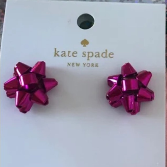 New Kate Spade Bourgeois Bow Studs - Picture 11 of 12